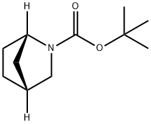 tert-butyl (1S,4R)-2-azabicyclo[2.2.1]heptane-2-carboxylate 结构式