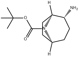 tert-butyl (1S,2R,5S)-2-amino-8-azabicyclo[3.2.1]octane-8-carboxylate 结构式