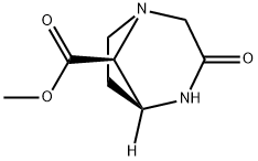 methyl (5S,8S)-3-oxo-1,4-diazabicyclo[3.2.1]octane-8-carboxylate 结构式