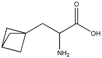 2-氨基-3-(双环[1.1.1]戊烷-1-基)丙酸 结构式