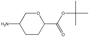 5-氨基四氢-2H-吡喃-2-羧酸叔丁酯 结构式