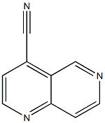 1,6-萘啶-4-甲腈 结构式
