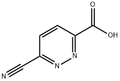 6-氰基哒嗪-3-羧酸 结构式