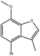 4-bromo-7-methoxy-3-methylbenzo[b]thiophene 结构式