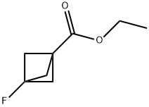 3-氟双环[1.1.1]戊烷-1-羧酸乙酯 结构式