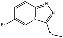 6-bromo-3-methoxy-[1,2,4]triazolo[4,3-a]pyridine 结构式