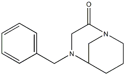 4-苄基-1,4-二氮杂双环[3.3.1]壬烷-2-酮 结构式