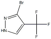 3-溴-4-(三氟甲基)-1H-吡唑 结构式