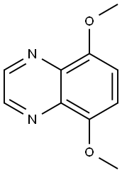 5,8-二甲氧基喹喔啉 结构式