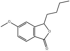 5-Methoxy-3-Butylphthalide 结构式