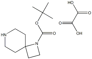 叔-丁基 1,7-二氮杂螺[3.5]壬烷-1-甲酸基酯草酸酯 结构式