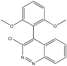 3-氯-4-(2,6-二甲氧基苯基)噌啉 结构式