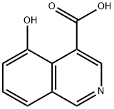 5-羟基异喹啉-4-羧酸 结构式