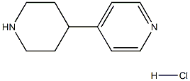 4-(哌啶-4-基)吡啶盐酸盐 结构式