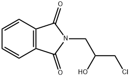 N-(3-CHLORO-2-HYDROXYPROPYL)-PHTHALIMIDE 结构式