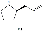 (R)-2-烯丙基吡咯烷盐酸 结构式
