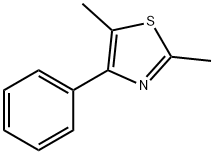 2,5-二甲基-4-苯基噻唑 结构式