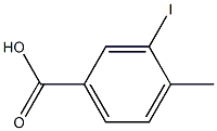 3-iodo-4-methylbenzoic acid 结构式