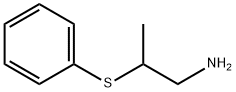 2-(苯基巯基)丙烷-1-胺 结构式