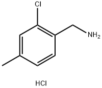 (2-氯-4-甲基苯基)甲胺盐酸盐 结构式