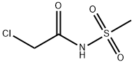 N-(氯乙酰基)甲基磺酰胺 结构式