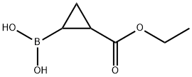 2-Ethoxycarbonylcyclopropane boronic acid 结构式