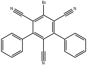 5-bromo-[1,1:3,1-terphenyl]-2,4,6-tricarbonitrile 结构式