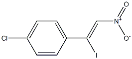 4-chloro-1-(1-iodo-2-nitro vinyl) benzene 结构式