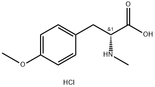 N-Me-D-Tyr(Me)-OH.HCl 结构式