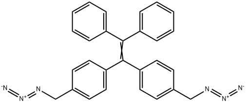 [1,1-二苯基-2,2-二(4-叠氮甲基苯基]乙烯 结构式