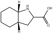 (3AS,7AS)-八氢-1H-吲哚-2-羧酸 结构式