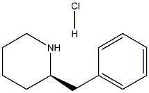 (R)-2-苄基哌啶盐酸盐 结构式