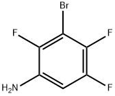 3-溴-2,4,5-三氟苯胺 结构式