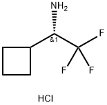 (S)-1-环丁基-2,2,2-三氟乙烷-1-胺盐酸盐 结构式