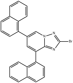 2-bromo-6,8-di(naphthalen-1-yl)-[1,2,4]triazolo[1,5-a]pyridine