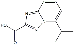 5-isopropyl-[1,2,4]triazolo[1,5-a]pyridine-2-carboxylic acid 结构式