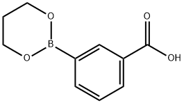 3-羧基苯硼酸-1,3-丙二醇酯 结构式