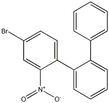 4-溴-2-硝基-1,1':2',1''-三苯基 结构式
