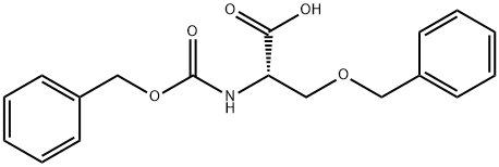 3-(benzyloxy)-2-{[(benzyloxy)carbonyl]amino}propanoic acid 结构式