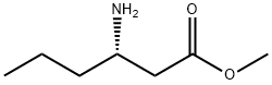 (S)-3-氨基己酸甲酯 结构式
