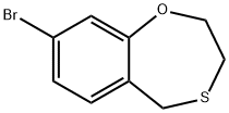 8-溴-2,3-二氢-5H-苯并[F][1,4]氧硫杂平 结构式
