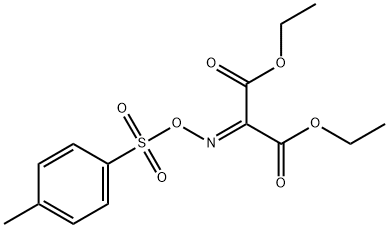 2 - ((甲苯磺酰氧基)亚氨基)丙二酸二乙酯 结构式