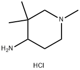 1,3,3-trimethylpiperidin-4-amine hydrochloride 结构式