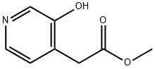 2-(3-羟基吡啶-4-基)乙酸甲酯 结构式