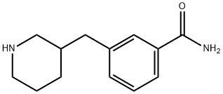 Benzamide, 3-(3-piperidinylmethyl)- 结构式