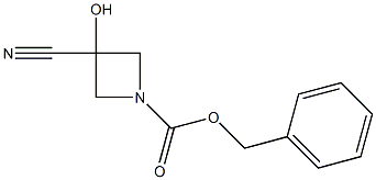 3-氰基-3-羟基氮杂环丁烷-1-羧酸苄酯 结构式