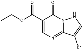 ethyl 3-bromo-7-oxo-1H,7H-pyrazolo[1,5-a]pyrimidine-6-carboxylate 结构式