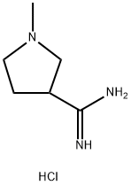 1-Methylpyrrolidine-3-carboximidamide dihydrochloride 结构式