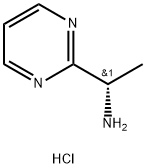 (S)-1-(pyrimidin-2-yl)ethan-1-amine hydrochloride 结构式