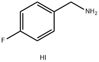 4-氟苄胺氢碘酸盐 结构式